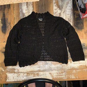 Armand & Alba Black Bolaro Knit Sweater Small
